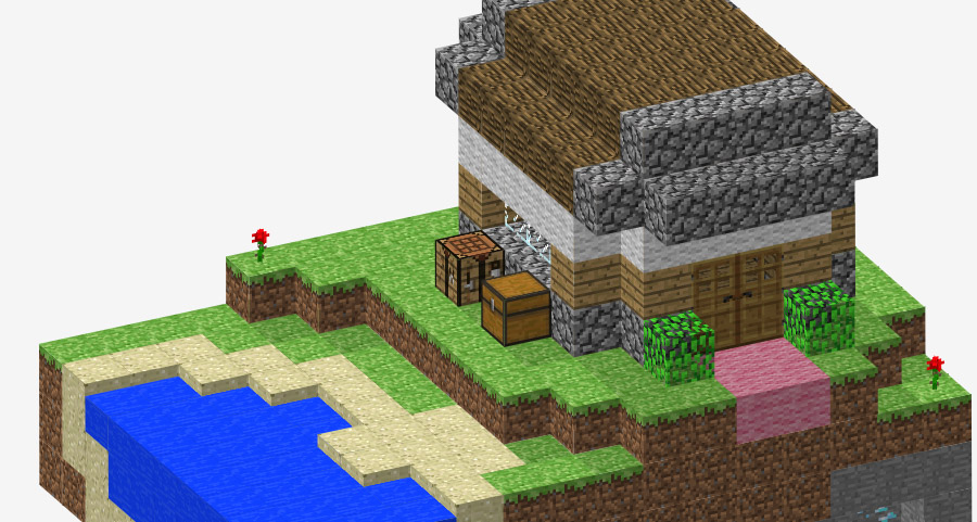 Minecraft CSS Diorama